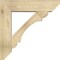 Ekena Millwork Olympic Slat Rough Sawn Bracket w/ Offset Brace, Douglas Fir, 8"W x 32"D x 32"H BKT0806X32X32OLY06RDF - alternate 4